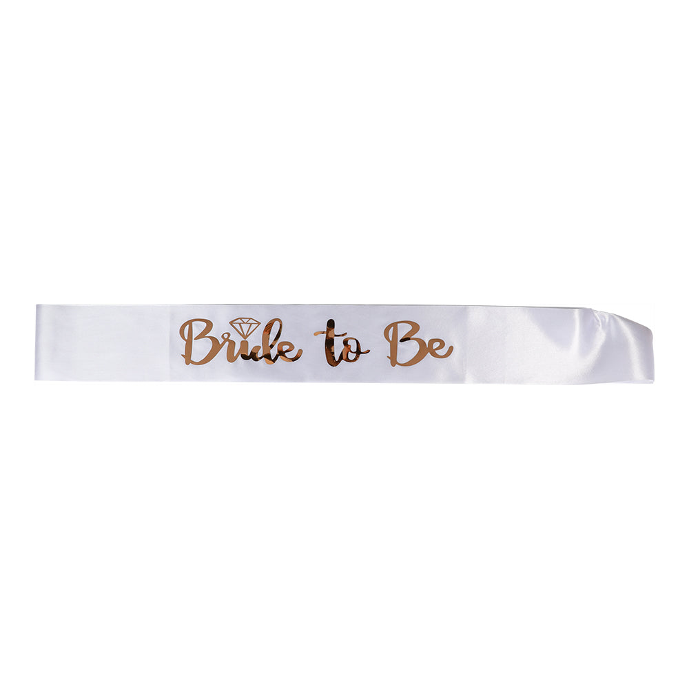 SASH BRIDE TO BE VIT/ROSÉ