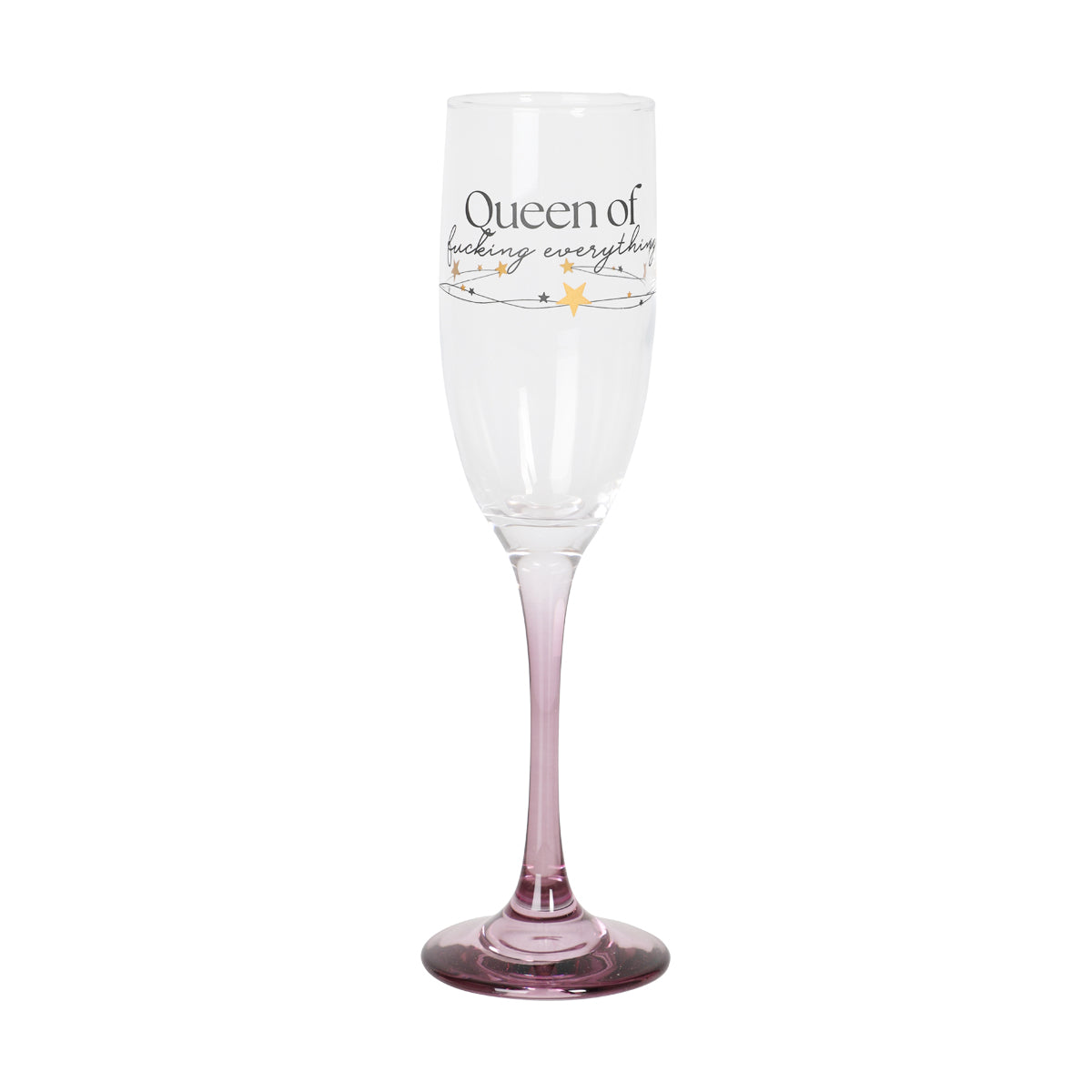 Champagneglas QUEEN OF FUCKING EVERYTHING