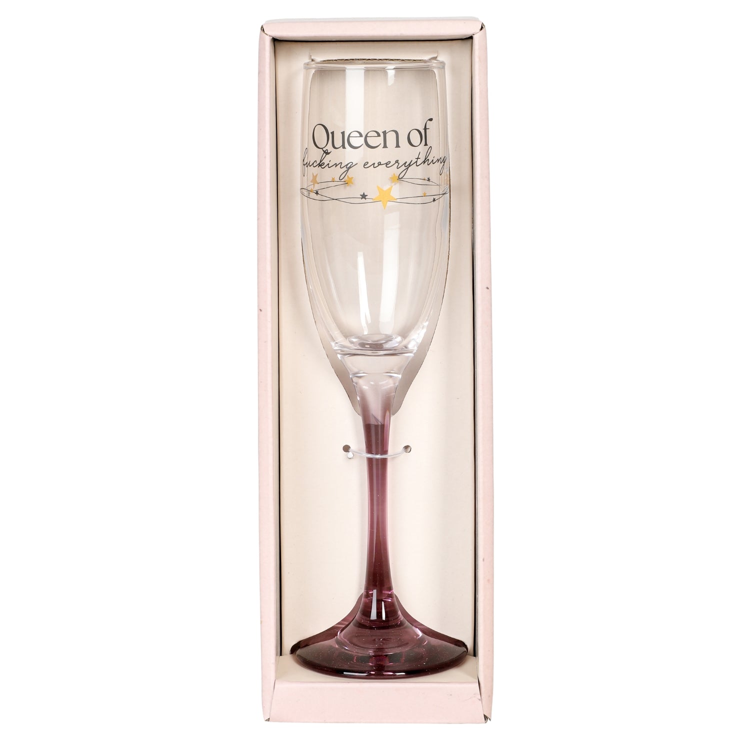 Champagneglas QUEEN OF FUCKING EVERYTHING