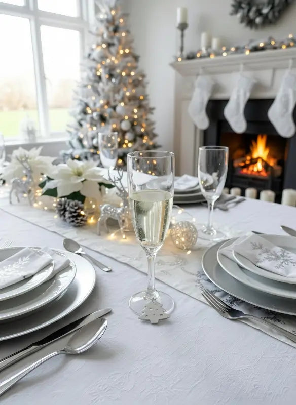 Glasmarkör till julfirandets bordsdukning | expresspresenter.se