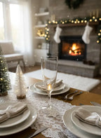 Glasmarkör till julfirandets bordsdukning | expresspresenter.se