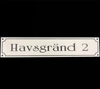 Adresskylt - Gatuvägskylt - ByEngwek