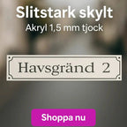 Adresskylt - Gatuvägskylt - Express - presenter