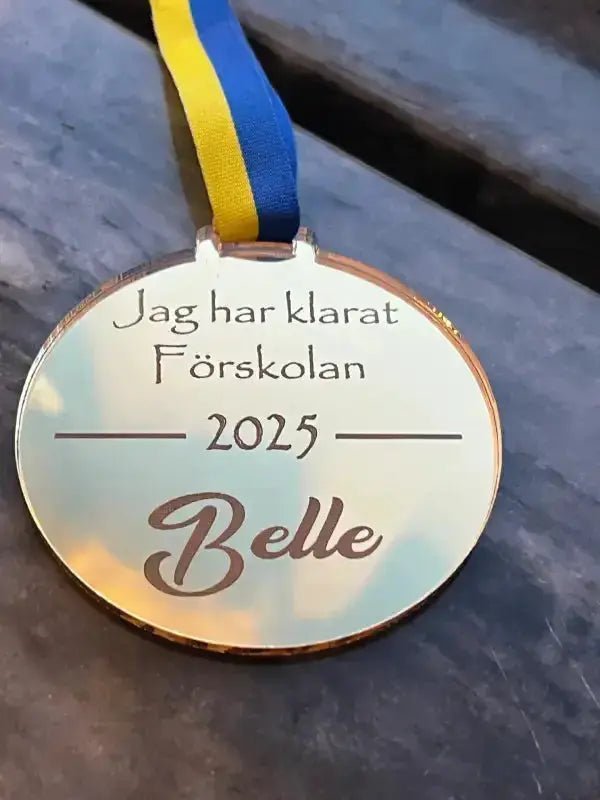 Avslutningspresent | Medalj | Förskolan - Engwek.se