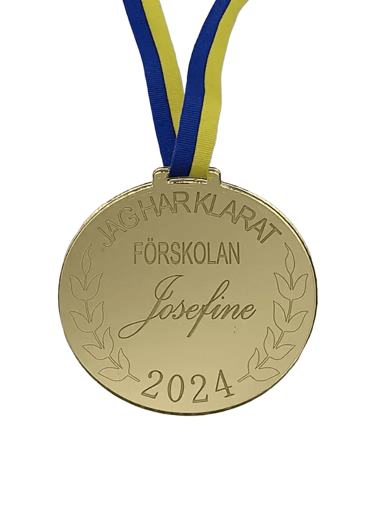 Avslutningspresent | Medalj | FÖRSKOLAN - Engwek.se
