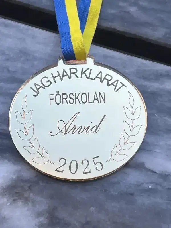 Avslutningspresent | Medalj | FÖRSKOLAN - Engwek.se