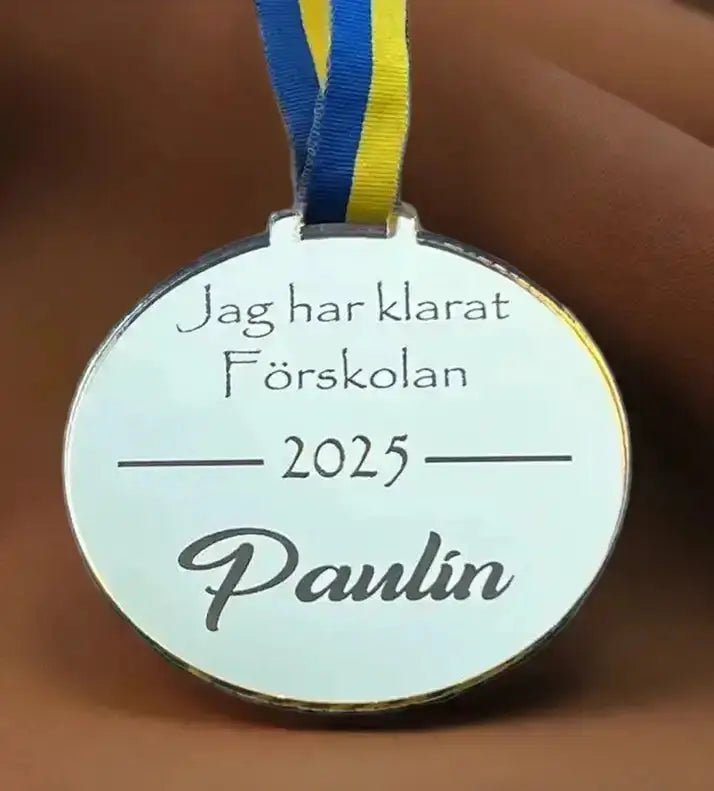 Avslutningspresent | Medalj | Förskolan - Engwek.se