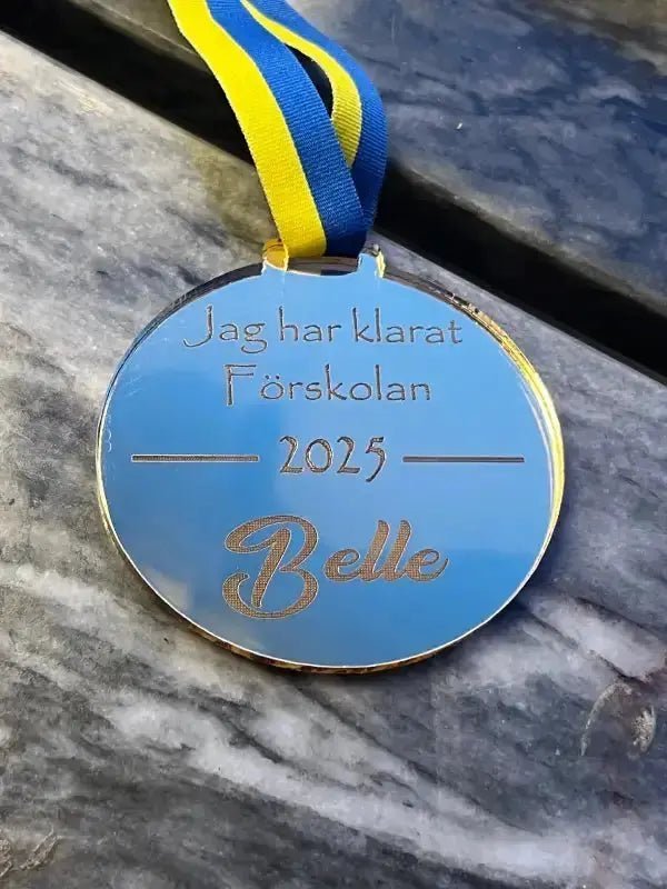 Avslutningspresent | Medalj | Förskolan - Engwek.se