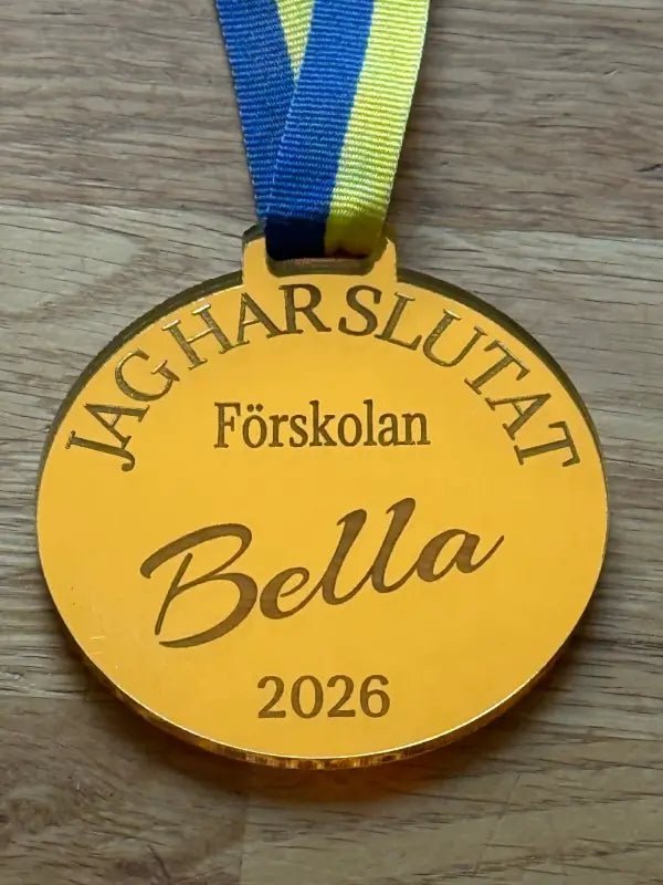 Avslutningspresent till förskolebarn | Medalj - Engwek.se