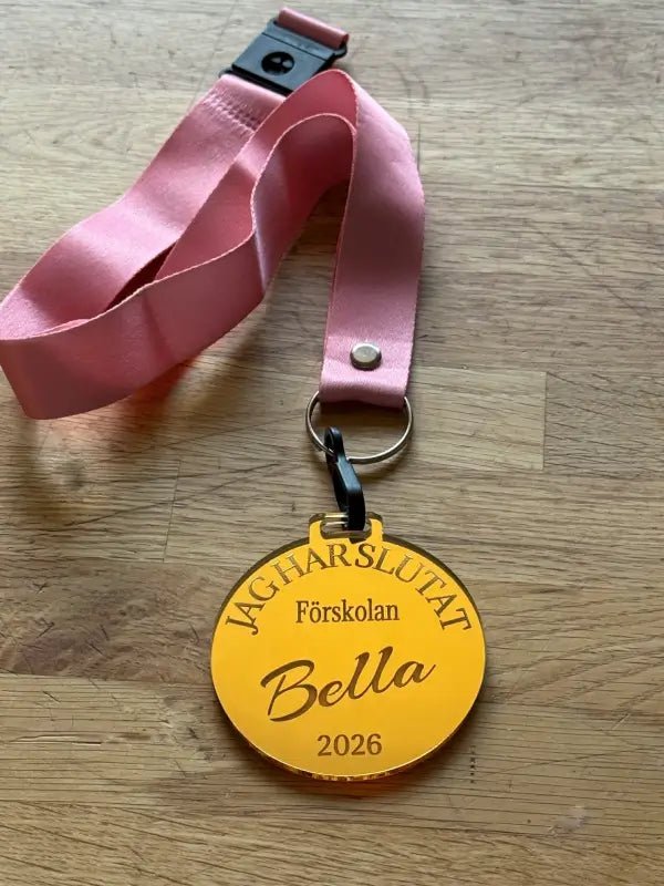 Avslutningspresent till förskolebarn | Medalj - Engwek.se