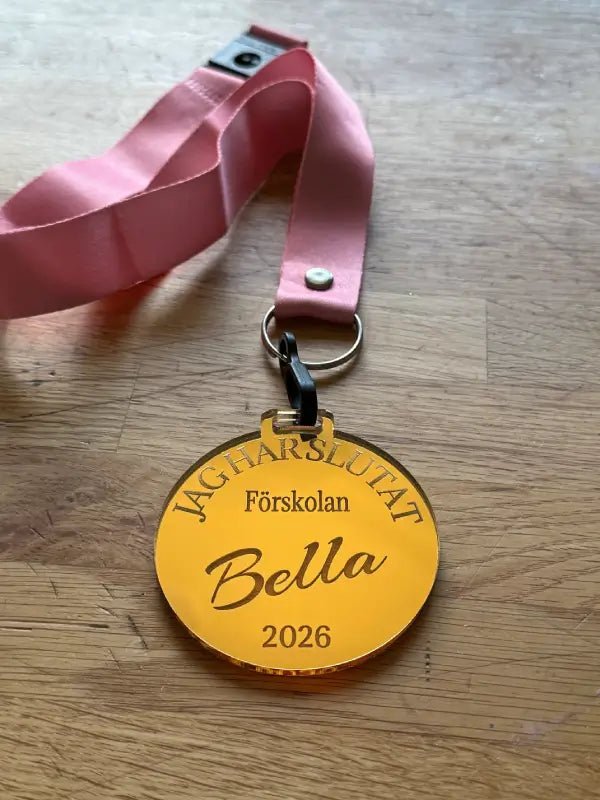 Avslutningspresent till förskolebarn | Medalj - Engwek.se