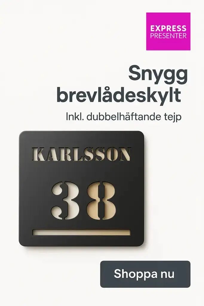 Brevlådeskylt - ByEngwek