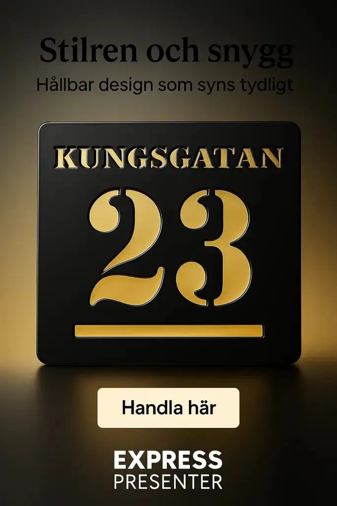 Brevlådeskylt - Express - presenter