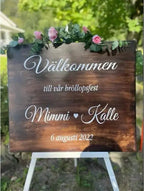 Bröllopstext Klisterdekal - ByEngwek