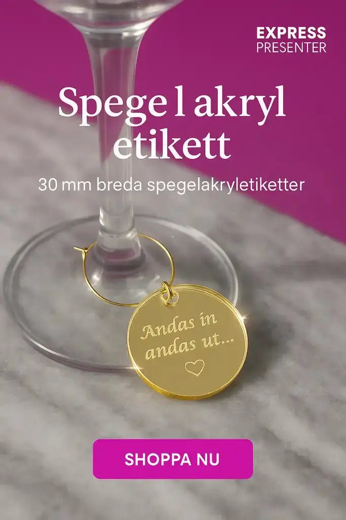 Dekoration till glas - Express - presenter