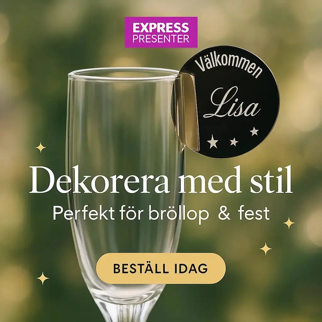 Dekorera festen med glasmarkörer - Express - presenter