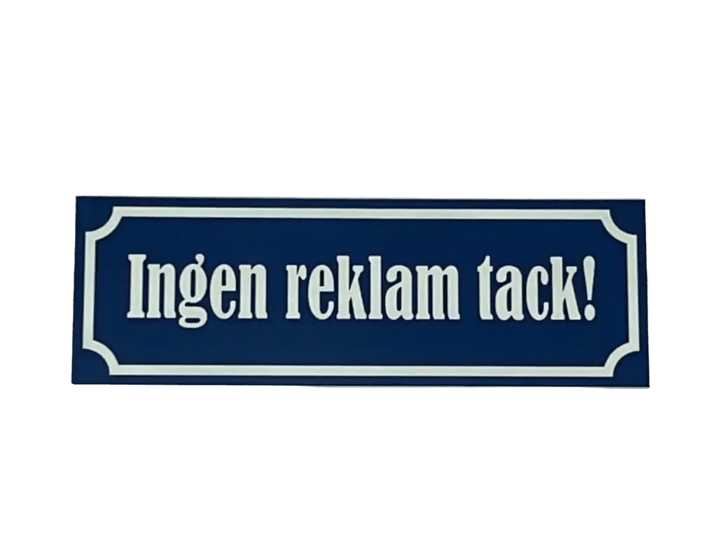 Ej reklam skyltar - Express - presenter