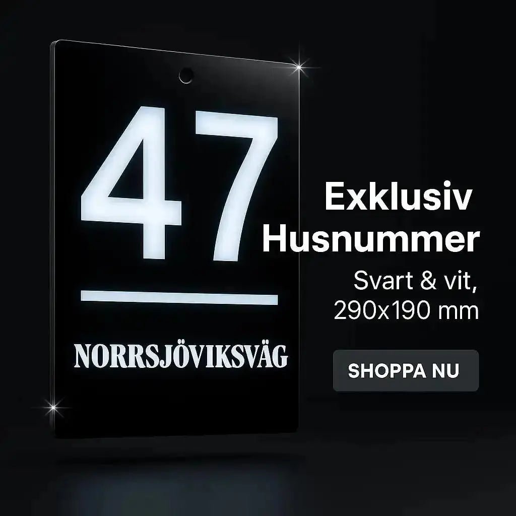 Fasadskylt Exklusivt - Skapa Ett Imponerande Intryck - ByEngwek