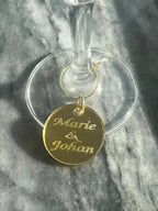 Festdekoration för glas med gästernas namn - Express - presenter