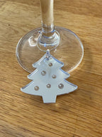 Glasmarkör dekoration till julbordet - ByEngwek