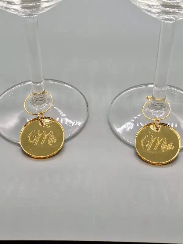 Glasmarkörer bröllop 2st - Express - presenter