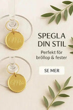 Glasmarkörer bröllop 2st - ByEngwek