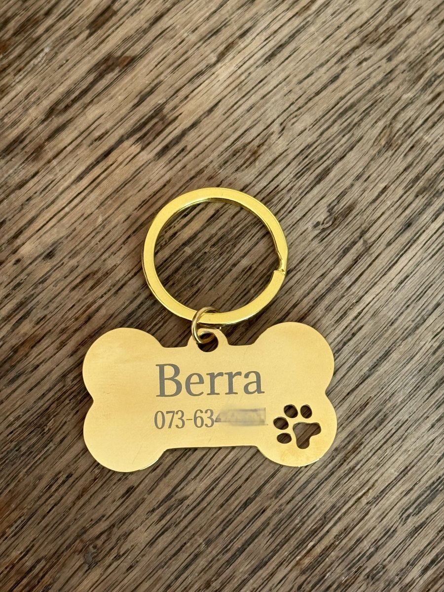Hundbricka med gravyr – Personlig ID-bricka | Engwek - Engwek.se
