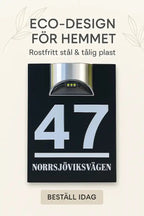 Hus - /fasadskylt soldriven - Express - presenter