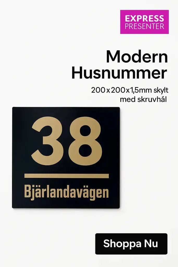 Husskylt nummer - ByEngwek