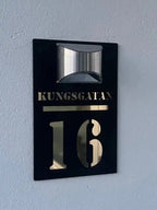 Husskylt solcellsdriven - Express - presenter