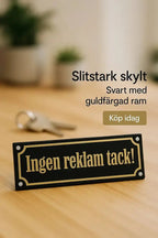 Ingen reklam tack (skylt) - Express - presenter