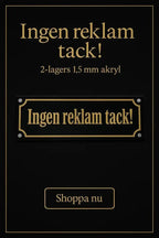 Ingen reklam tack (skylt) - ByEngwek