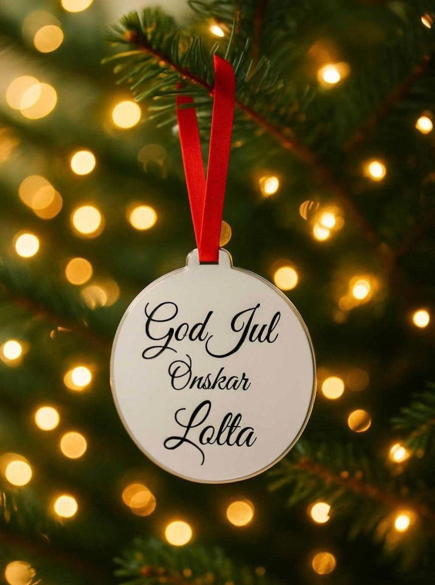 Juldekoration | God Jul önskar - Engwek.se