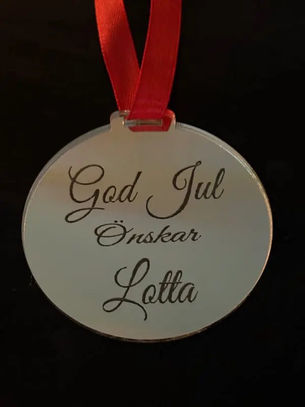 Juldekoration | God Jul önskar - ByEngwek