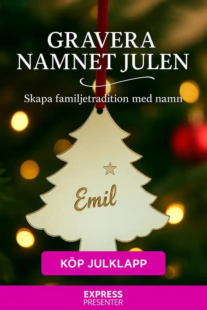 Julgransdekoration | julgran med namn - ByEngwek