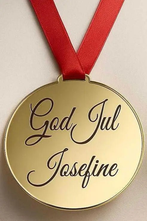 Julgranshänge God Jul – Personlig juldekoration med namn - Engwek.se