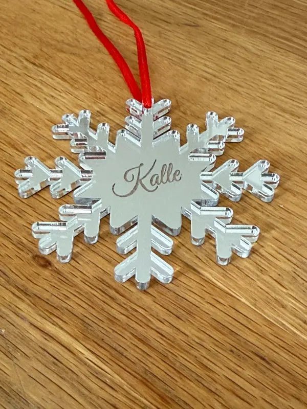 Julgranshänge | Stjärna med namn i - ByEngwek