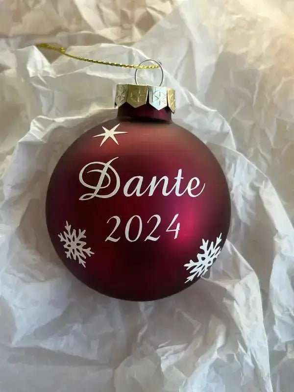 Julgranskula | Julklappsidé med namn och årtal - ByEngwek