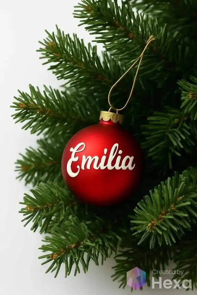 Julgranskula | Julkula med namn 5 cm - Express - presenter