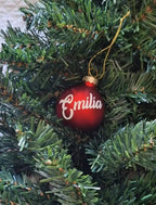 Julgranskula | Julkula med namn 5 cm - Engwek.se