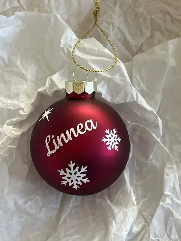 Julgranskula | Personlig julkula med namn eller hälsning - Express - presenter