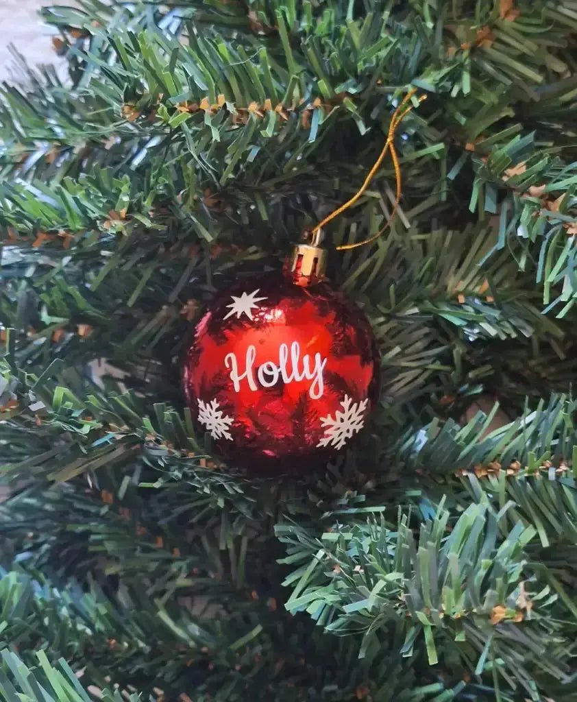 Julgranskula | Skräddarsydd julgåva i plast med valfritt namn - Express - presenter