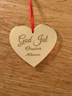 Julhänge – Hjärta ”God Jul önskar” - ByEngwek