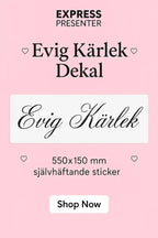 Klisterdekal | Evig Kärlek - ByEngwek