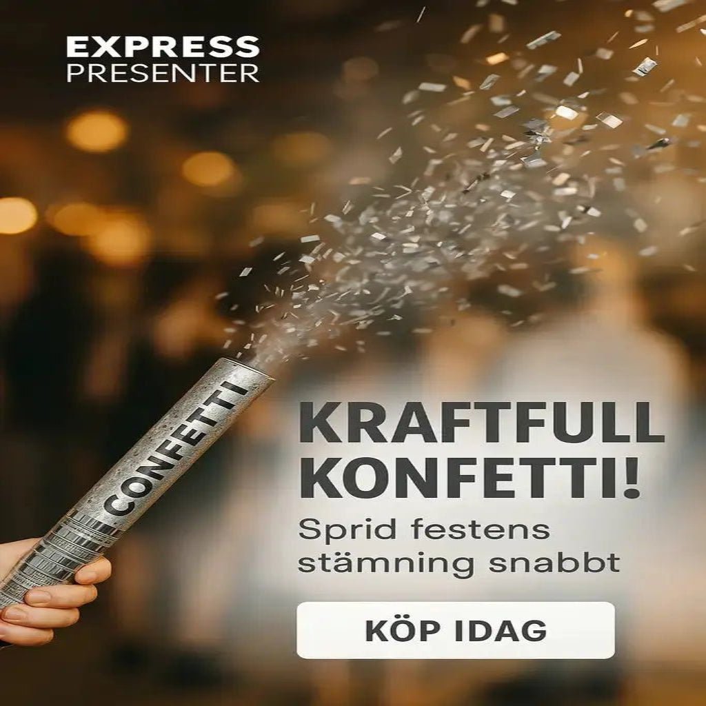 Konfettikanon SILVER 60 cm - ByEngwek