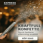 Konfettikanon SILVER 60 cm - Express - presenter