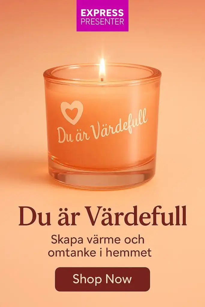 Ljuslykta | Du är Värdefull - Express - presenter