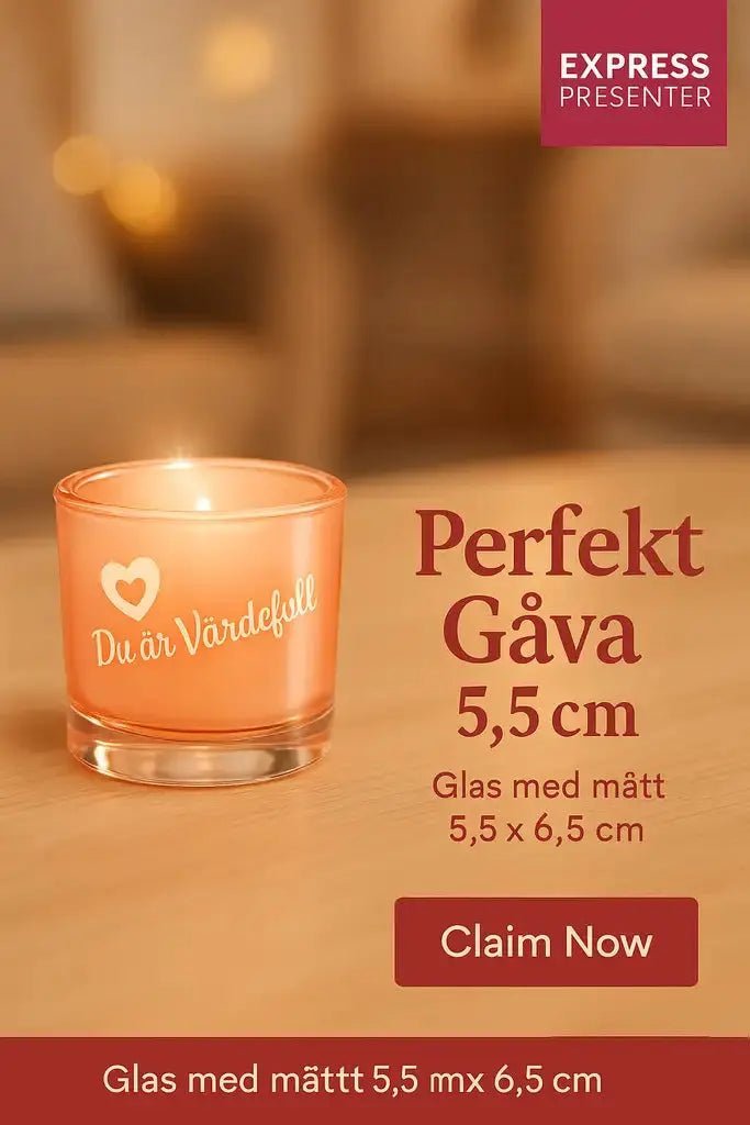 Ljuslykta | Du är Värdefull - ByEngwek