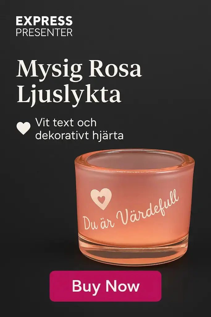Ljuslykta | Du är Värdefull - Express - presenter