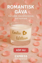 Ljuslykta | med namn och hjärta - Express - presenter